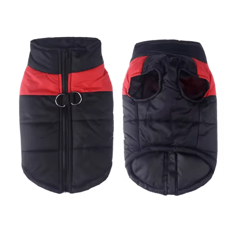 Waterproof Dog Coat for Winter - Adjustable Fit, Warm Lining, D-Ring Leash Attachment, Available in Multiple Colors 9