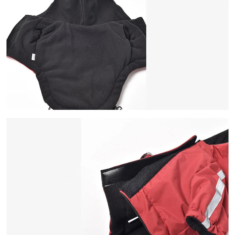 Waterproof Dog Coat for Winter with Reflective Elements – Warm Jacket for Small Dogs and Cats 6
