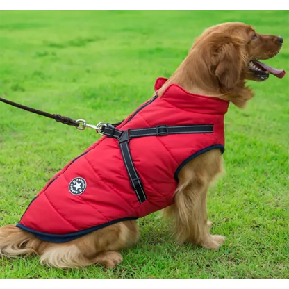 Waterproof Dog Jacket for Winter with Built-in Harness – Cozy and Stylish Dog Coat for All Breeds 6