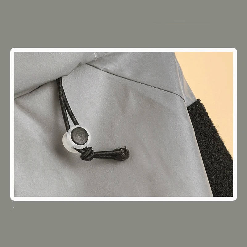 Waterproof Dog Raincoat with Adjustable Hood and Reflective Strips – Best Dog Rain Jacket for Full Body Coverage in All Weather 3