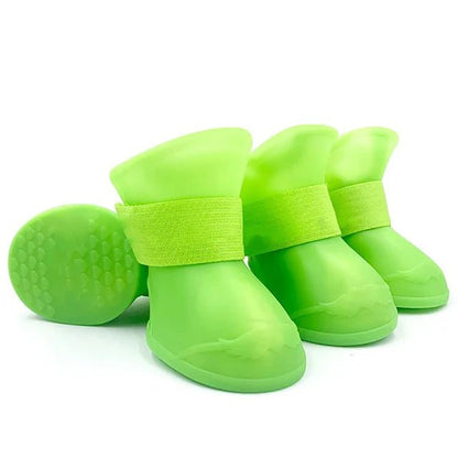 Waterproof Dog Shoes – Non-Slip Rubber Boots for Dogs in Colorful Candy Colors, Easy Wear, All Sizes 0