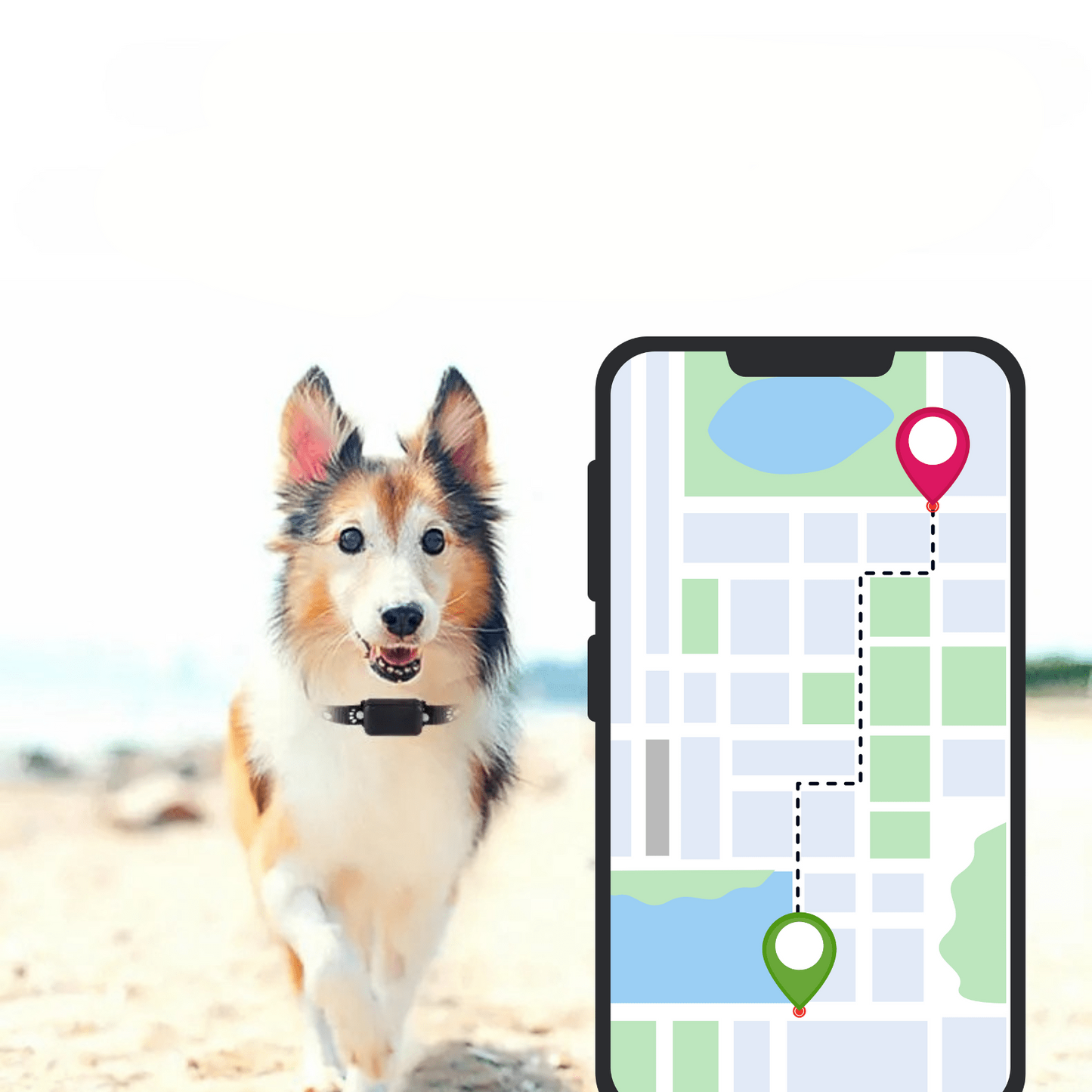 Waterproof GPS Dog Tracker Collar with Real-Time Location Tracking - Adjustable, Lightweight, and Durable for All Pets 3