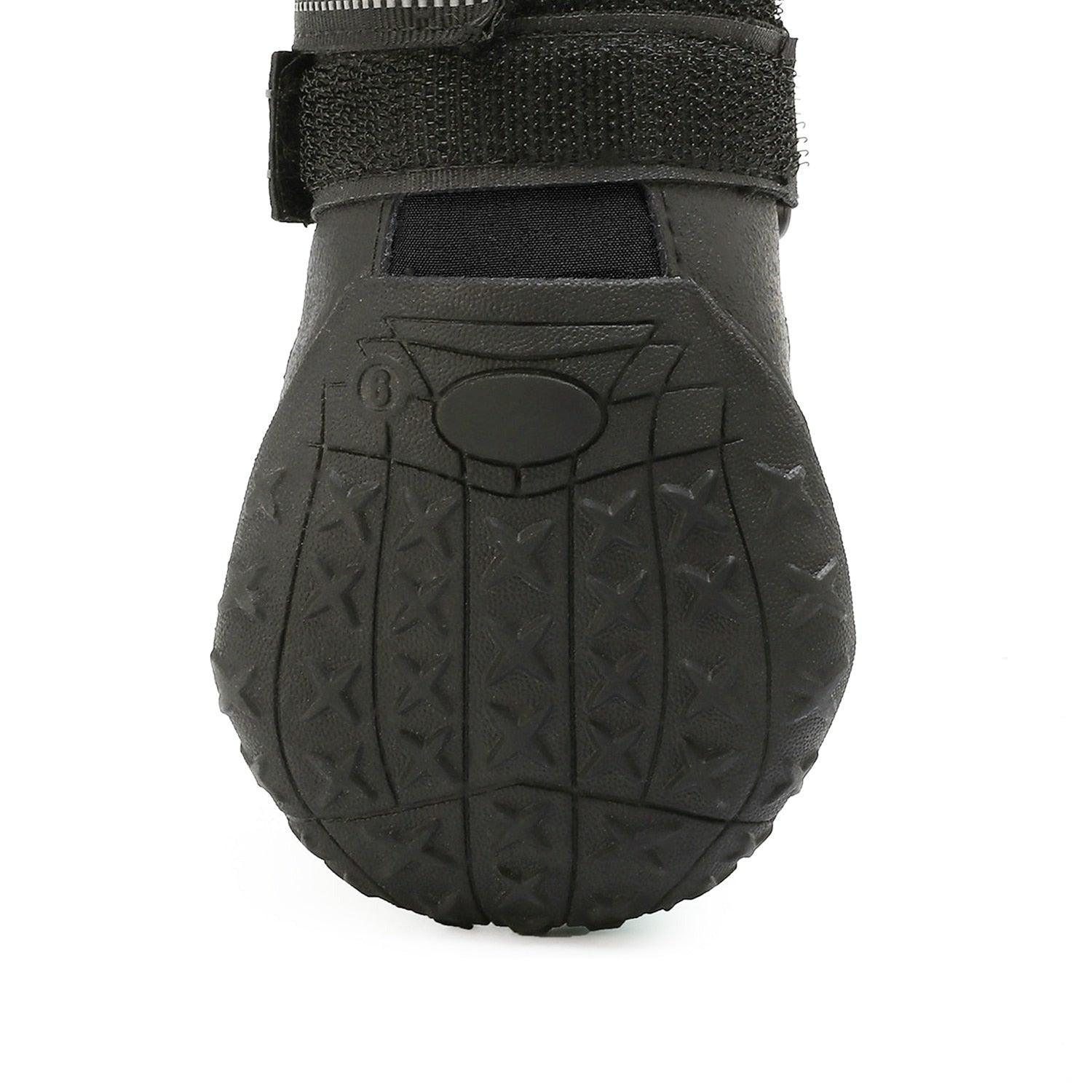 Waterproof Non-Slip Dog Shoes with Adjustable Fit and Reflective Straps for All Seasons 4
