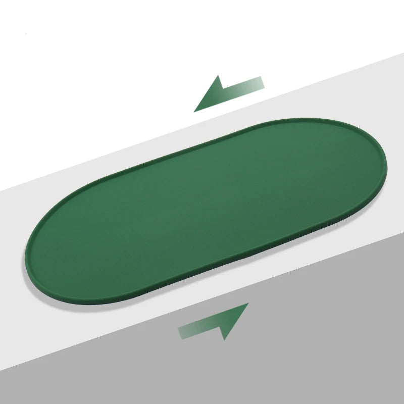 Waterproof Silicone Dog Feeding Mat with Non-Slip Surface – Pet Food and Water Bowl Mat for Easy Cleaning and Mess Prevention 4