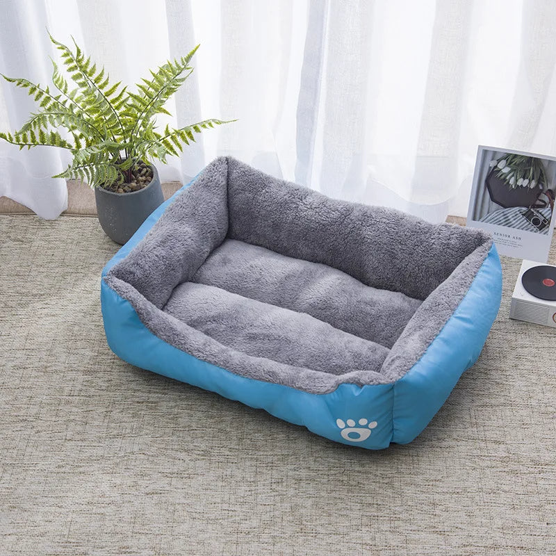 Waterproof Square Pet Bed for Dogs and Cats – Cozy Supportive Design 2