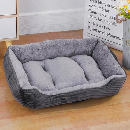 Waterproof Square Pet Bed for Dogs and Cats – Cozy Supportive Design 4