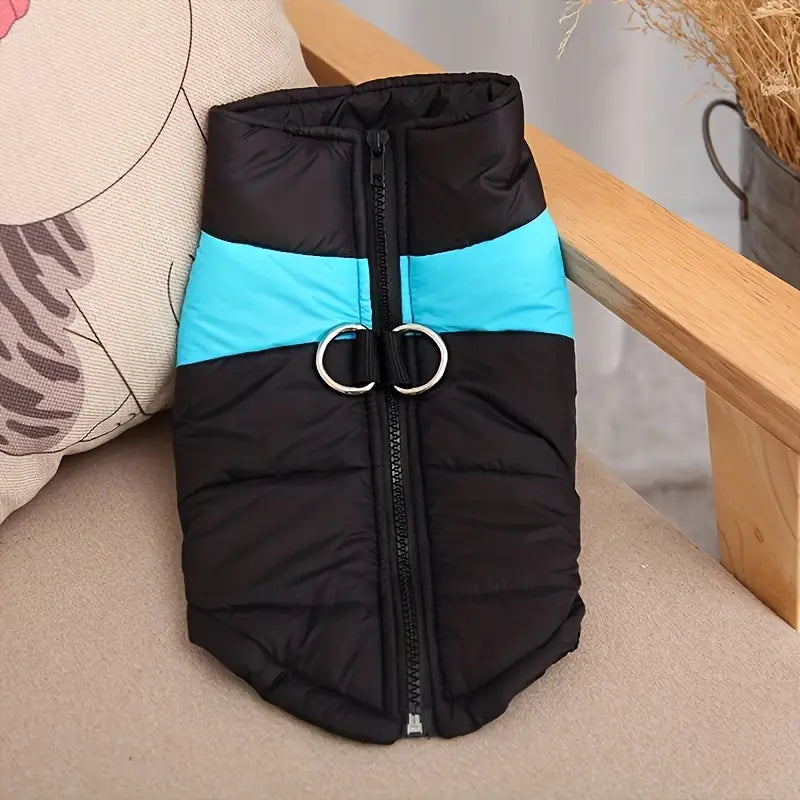 Waterproof Winter Dog Vest with Adjustable Fit – Warm Insulated Coat for Cold Weather Protection 3