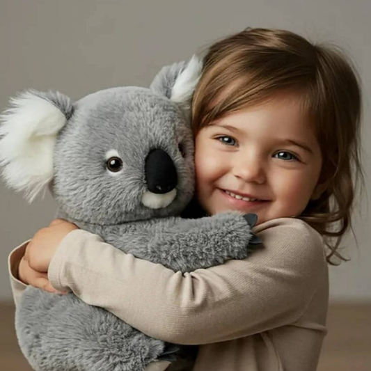 Weighted Koala Plush Toy designed for soothing comfort, featuring a soft and cuddly exterior perfect for snuggling. 0