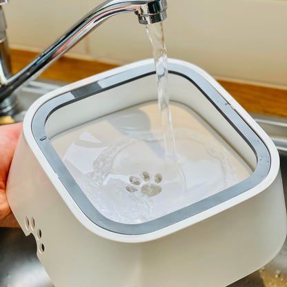 Zero Splash Dog Water Bowl with Non-Spill Edge and Floating Plate – Durable Pet-Safe Design for All Breeds 4