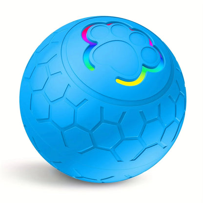 Smart Interactive LED Dog Toy Ball - Rechargeable, Automatic Rolling & Bouncing Pet Toy for Dogs & Cats