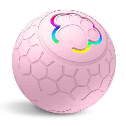 Smart Interactive LED Dog Toy Ball - Rechargeable, Automatic Rolling & Bouncing Pet Toy for Dogs & Cats