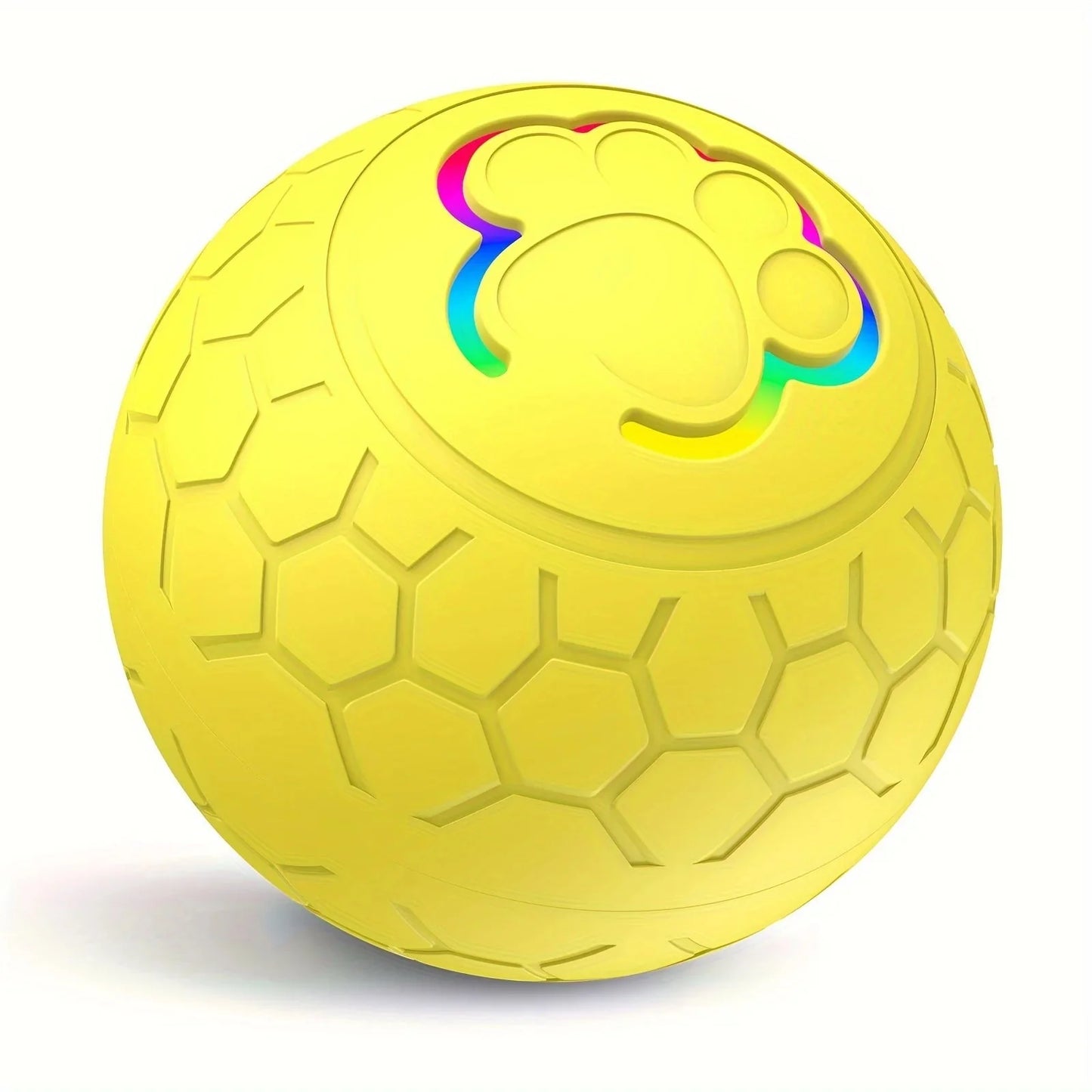 Smart Interactive LED Dog Toy Ball - Rechargeable, Automatic Rolling & Bouncing Pet Toy for Dogs & Cats